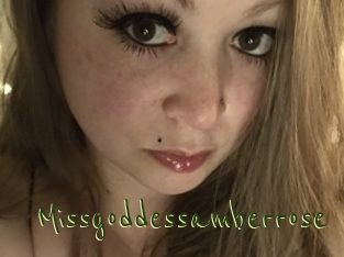 Missgoddessamberrose